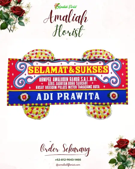 Papan Bunga Ucapan Selamat Napar